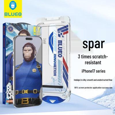 Herr. Blue Ape Space Capsule Displayschutz aus gehärtetem Glas für iPhone 17 Pro