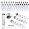 1/5/10pcs Luer Lock Syringes 3ml 5ml 10ml 20ml 30ml 50ml 100ml Plastic Syringe Hydroponics Nutrient Syringe Tools Sampler