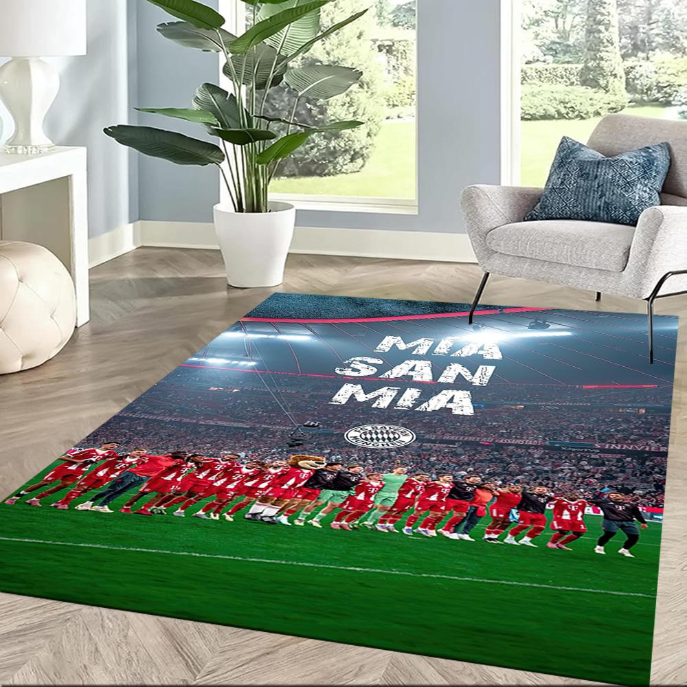 Bayern Munich Floor Mat Perfect for Living Rooms Entryway Foyer Playrooms Antislip Carpet Decorate Offices Wedding Party Gift