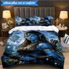 3-teiliges Ava-tar Abenteuer Bettwäsche-Set, Enthält 1 Stück Bettbezug und 2 Stück Kissenbezüge. Perfekt für Schlafzimmer, Wohnheim, Weihnachtsgeschenk für Fans