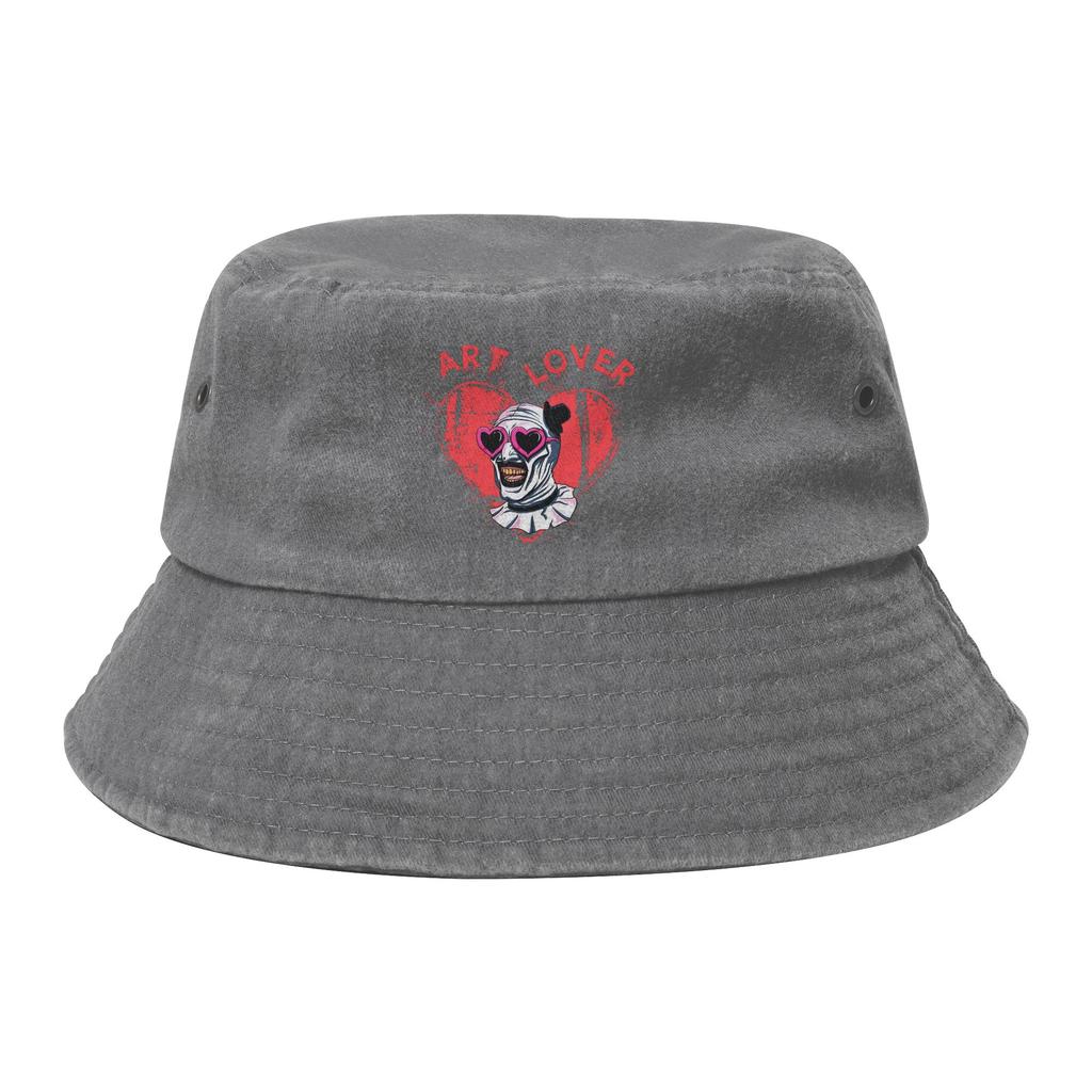 Unisex Women Bucket Hat Terrifier Art The Clown Lover Getaway Headwear Lightweight Vacation Fishing Hats Ispoti Cap Gifts Idea