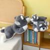 Soft cute Schnauzer dog plush toy children sleeping doll home pillow