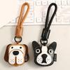 Hanger Pu Leather Puppy Keychain Cat Bag Pendant Lovely Leather Dog Pendant  Bag Ornament