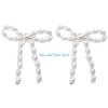 HX6F Bowknot Earrings Versatile Accessories Exquisite Bowknot Studs Earrings
