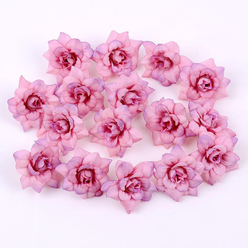 Silk Pointed Rose Small Flowers for DIY Headwear & Wedding Decoration