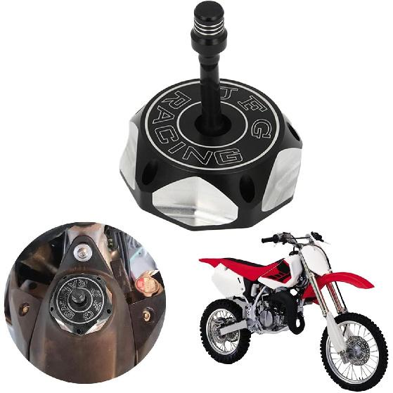 

JFG RACING Dirt Bike Gas Fuel Tank Cap CNC for XR50 XR70 XR80 XR100 CRF150R CRF230F CR250R CR85R CR125R Dirt Pit Bike Black чёрный