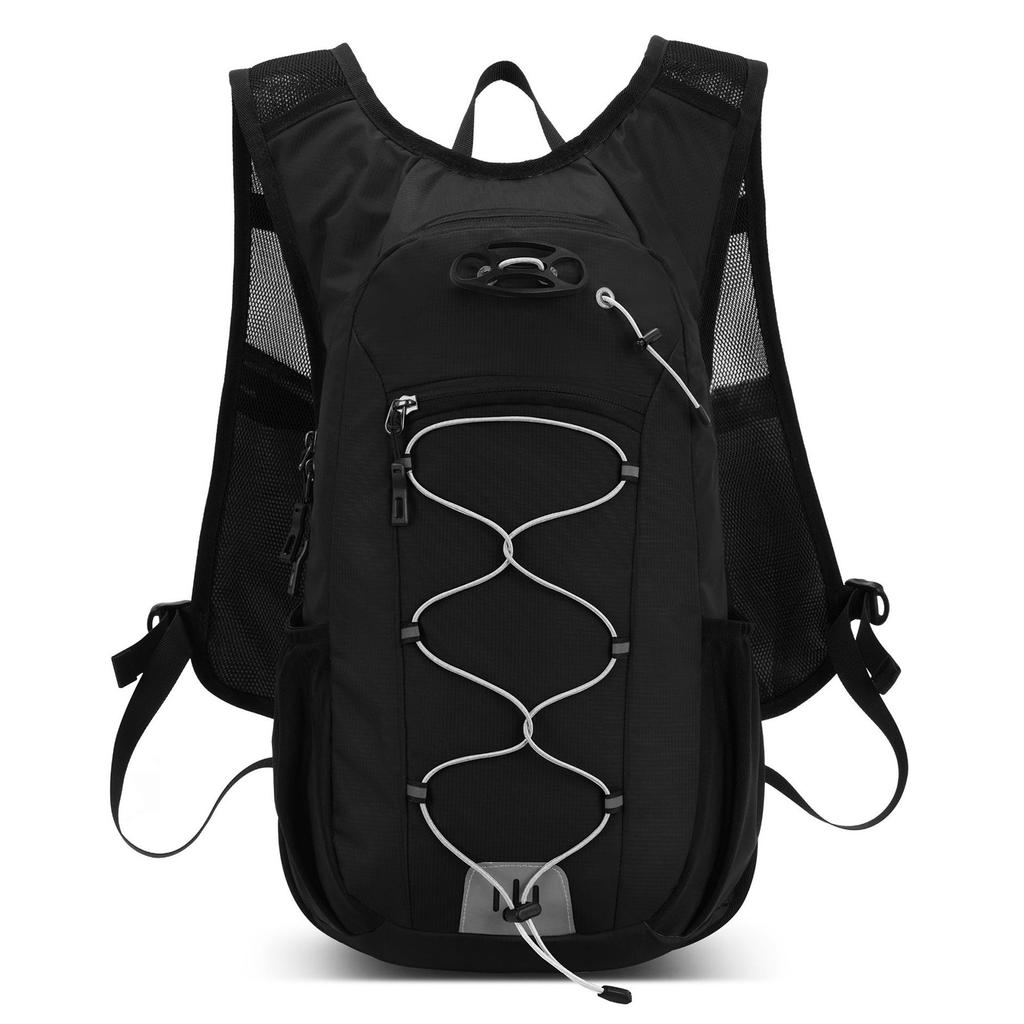 Backpack Outdoor Sports Bag Nylon Rainproof Hiking Cycling Backpack with Insulated Compartment and 2L Water Bladder