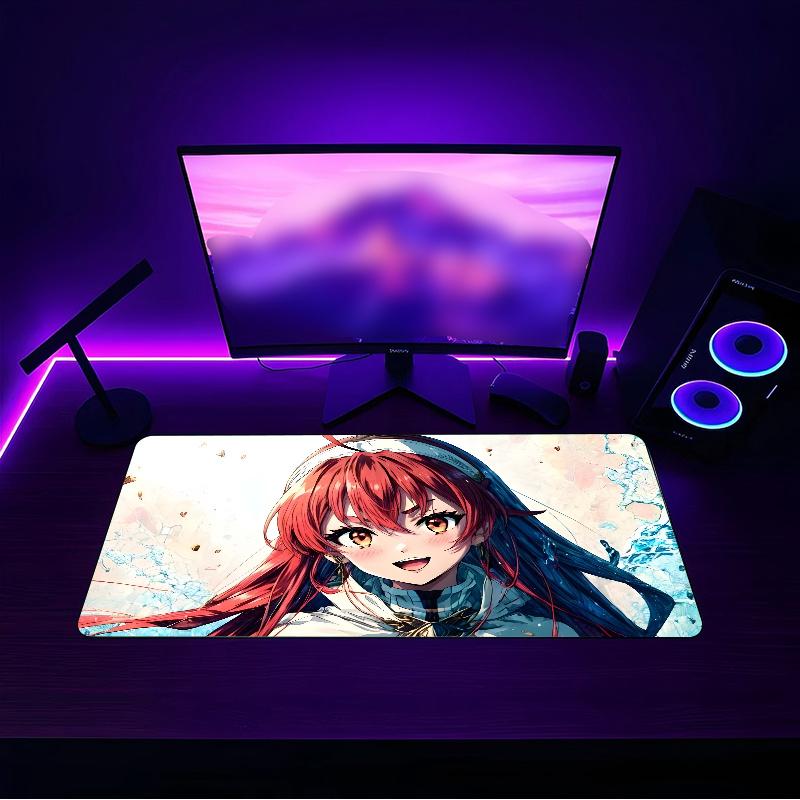 Eris Boreas Greyrat (23) Mouse pad with a non slip rubber base suitable for home offices and an ideal gift for gamers