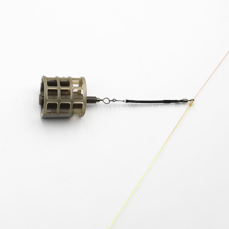 3pcs Carp Fishing Accessories Stiff Feeder Links 6/8cm Crimped Wire Rope For Fishing A Free-Running Rig Terminal Tackle
