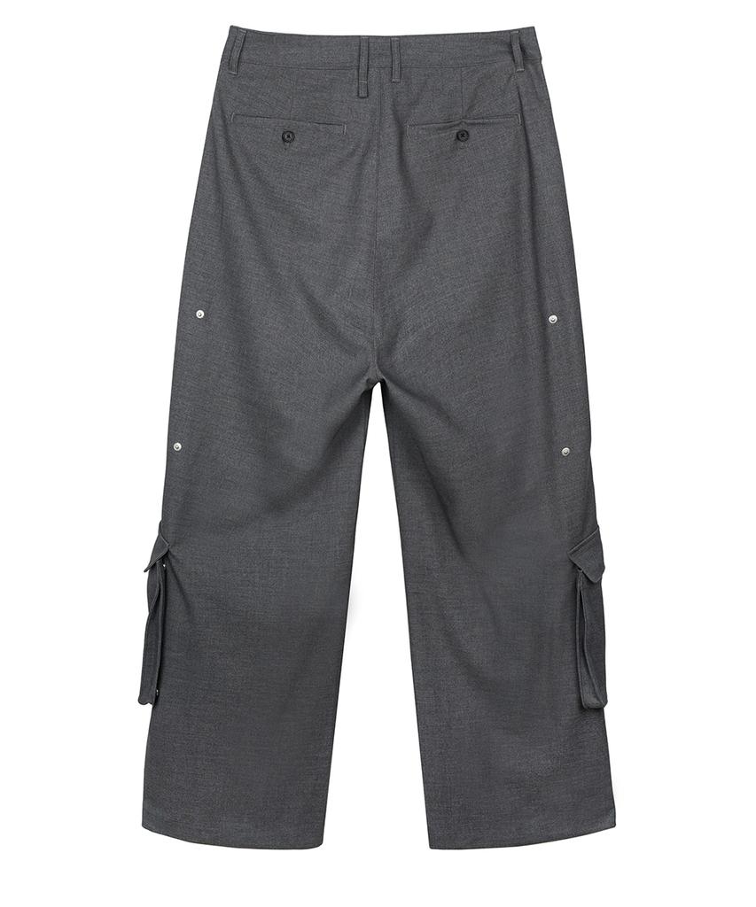 YIYAE Modular Detachable Cargo Slacks Gray