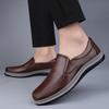 All-match Men's Loafers Luxury Brand Outdoor Antiskid Male Shoes Genuine Leather Men Casual Shoes Male Comfortable Business Shoe