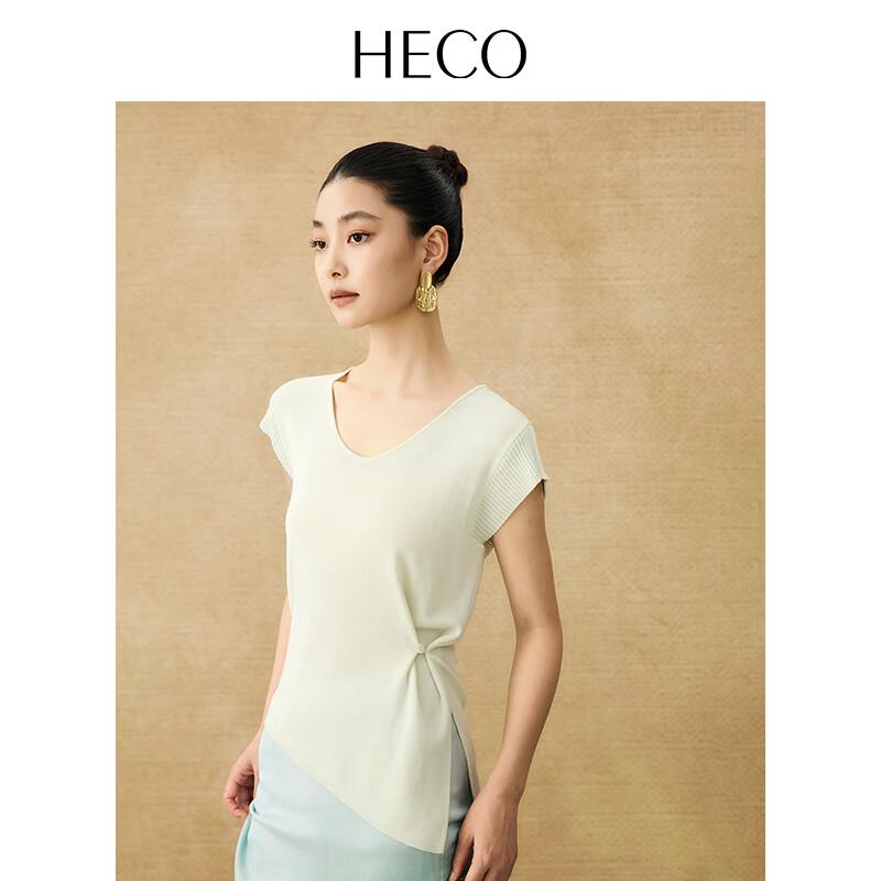 HECO New Chinese Style Knit Short-Sleeve T-shirt