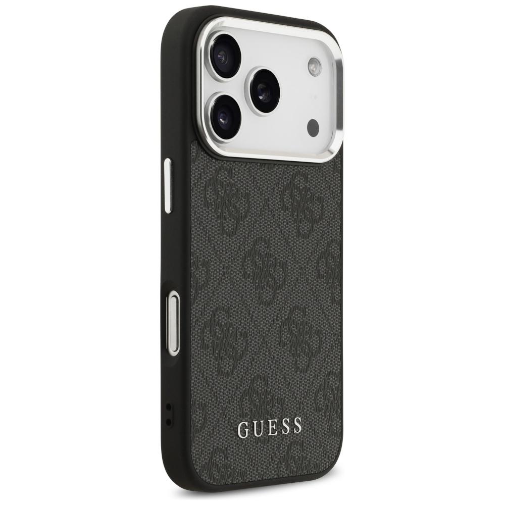 Guess 4G Classic Logo MagSafe Case for iPhone 17 Pro Black