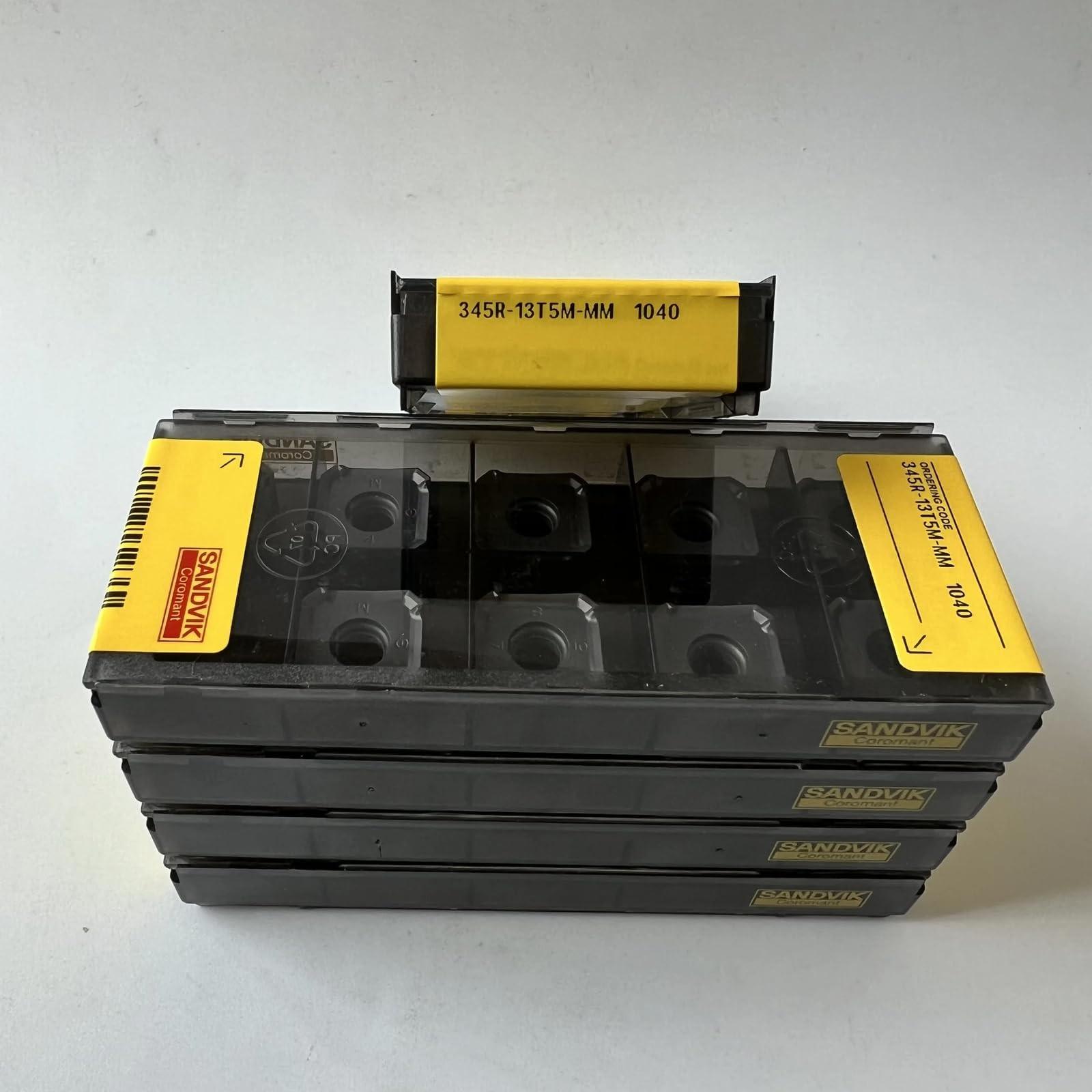 

Original Sandvik / 345R-13T5M-MM 1040 / CNC lathe carbide blade 10 Pcs