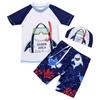 2023 Boys' Quick-Dry Swimwear Set: Split Style Swimsuit with Trunks for Children, Available in Small, Medium, Large