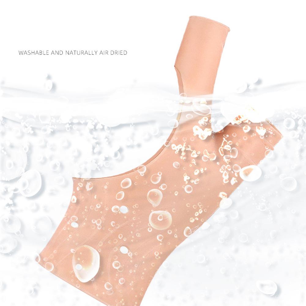 Thumb Wrist Support Brace With Gel Pad Fingerless Arthritis Glove For Carpal Tunnel Tendonitis Waterproof Compression Sleeve