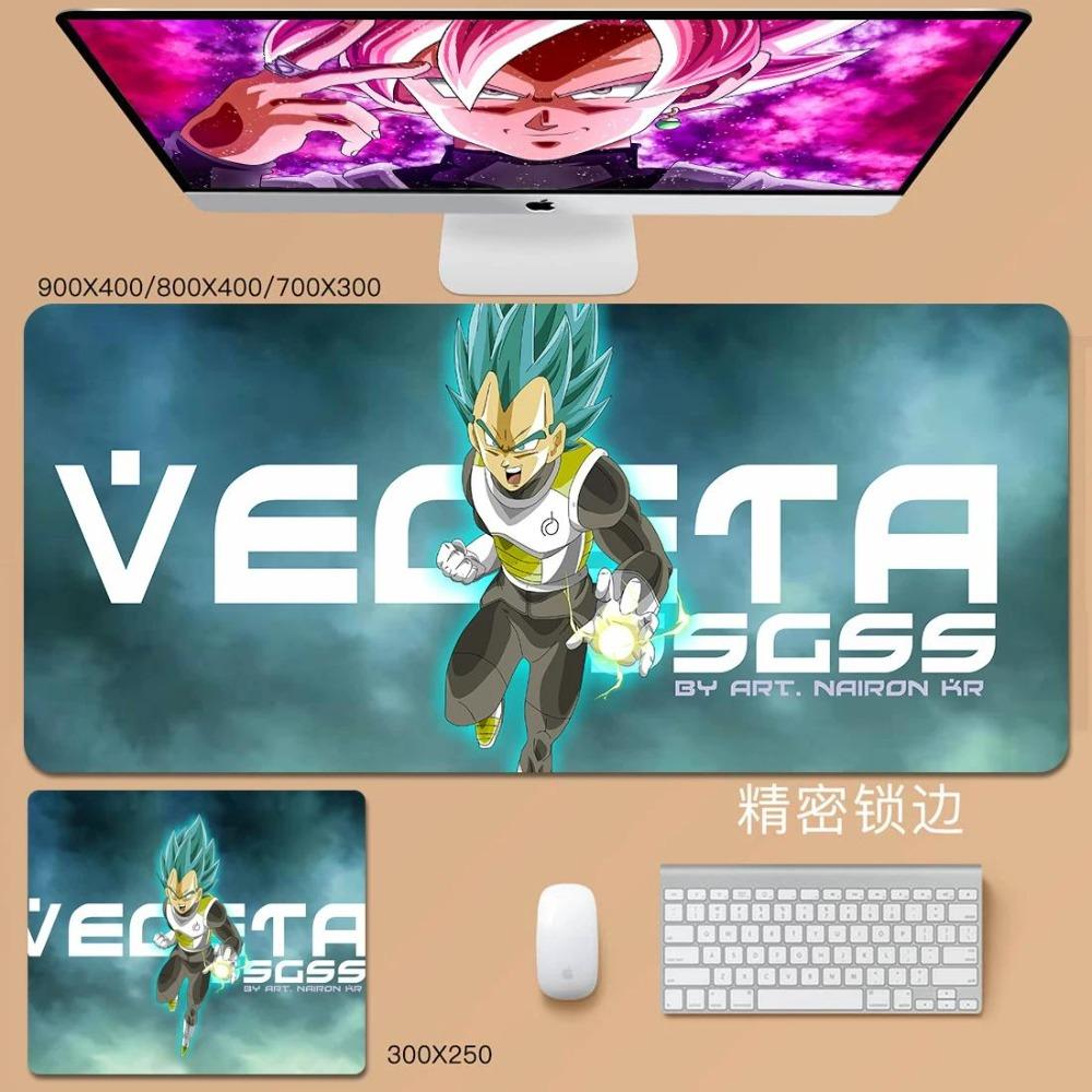 Man Cool Mouse Pad Convenience Dragon Ball Animation Son Goku Leather Mouse Pad Cartoon Vegeta Bulma Broly Large Keyboard Pad Student Desk Pad