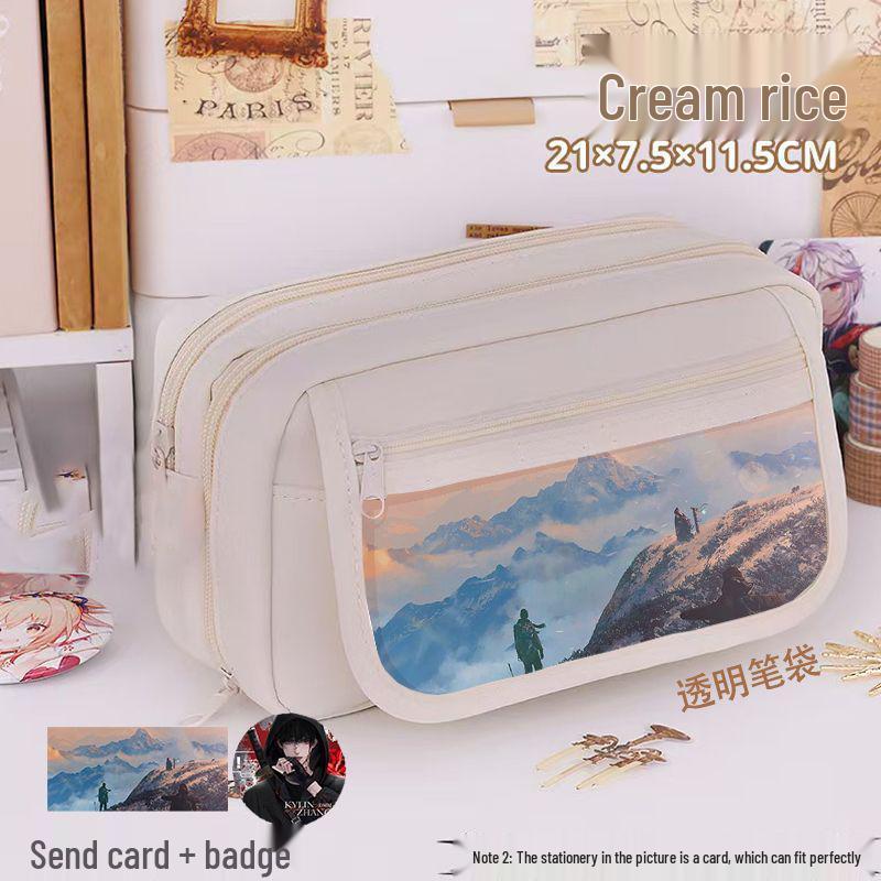 2025 Tomb Raider Pencil Case: Large Capacity, Nine Layers, Stylish Ita Bag for Students
