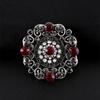 Baroque Style Vintage Women Men Crystal Brooch Retro Badges Lapel Pin Party Corsage Jewelry Accessories