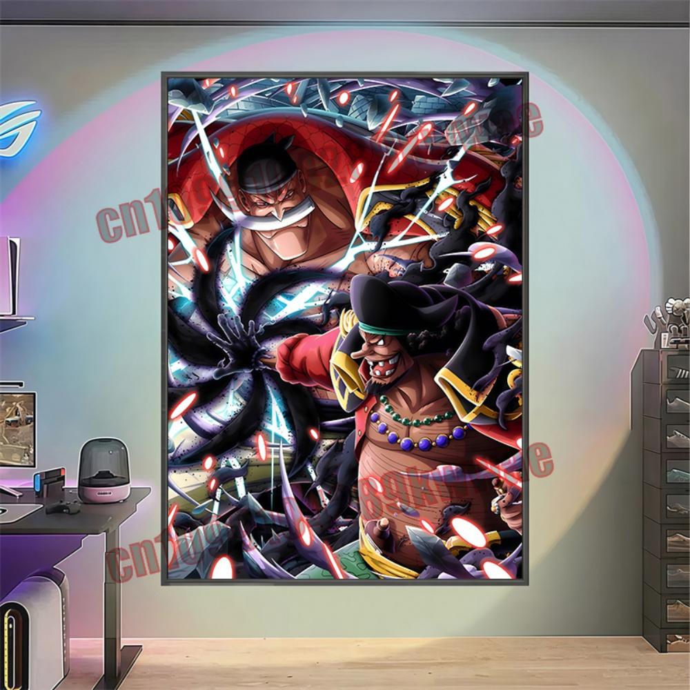 Monkey D Luffy Epic Anime Poster  Dynamic One Piece Premium Canvas Wall Decor Ideal for Bedroom  Anime Collection Fans