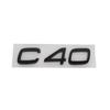 3D Premium C30 C40 Letters for Sweden SUV Off Road Car Engine Hood Fender Trunk Tail Rear Decal Emblem Badge Sticker