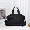 Soft leather PU crossbody bag Large capacity Double handle design bag Shoulder bag hand knowledge Simple retro