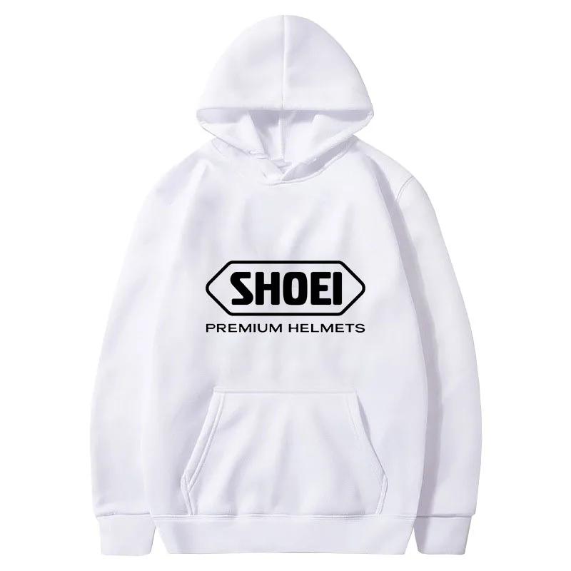 Helmet Printed Long Sleeved Hoodie Motorcycle Culture Autumn and Winter Hoodie Men High-quality Clothing Casual Long Sleeved Top