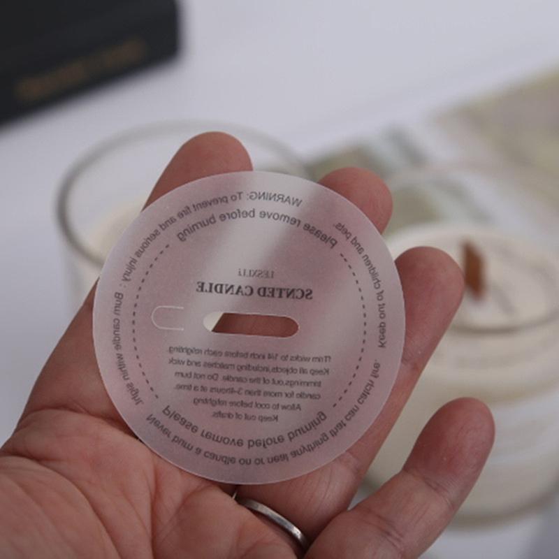 10Pcs Diy Handmade Candle Sticker Cup Labels Dustproof Paper For Scented Candles