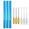 3 Pak 3 Stuks set Vis aas Naald Boor Haak Stringer Multifunctioneel Aluminiumlegering