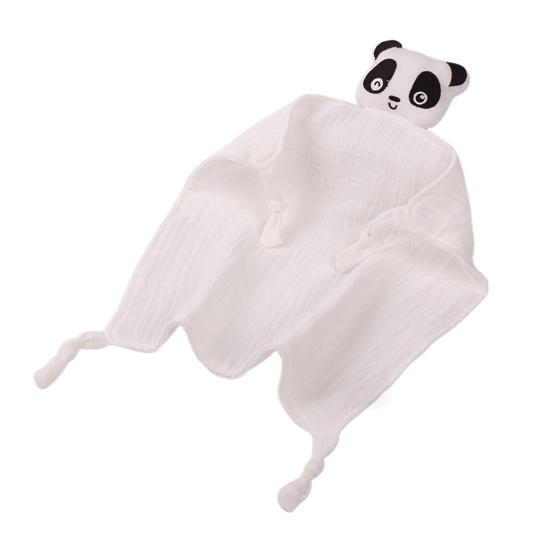 

Плюшевые игрушки-комфортеры для младенцев, успокаивающее полотенце, муслиновая защитная пеленка, панда, кролик, само-успокаивающее полотенце против падения для сна новорожденных Panda