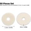 12mm Piano Felt Pads,Piano Leveling Key Washers Piano Regulating Tools for Piano
