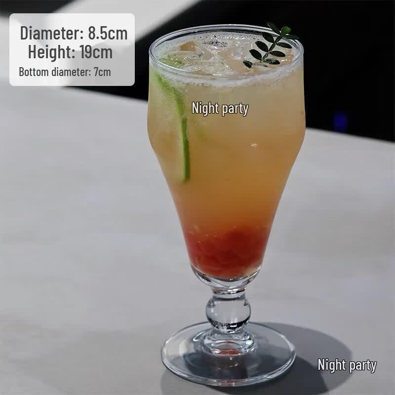 Ins Style Crystal Glass Beverage Cup