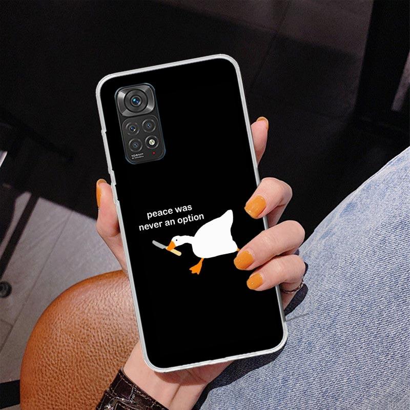 Cartoon Cute Goose Game Phnoe Case for Phnoe Case for Xiaomi Redmi Note 15 14 14S 13 Pro Plus 12 12S 11S 11E 10S 10 11T 5G Uniqu