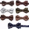 Men'S Wedding Dress Bow Tie Wedding Dress Shooting Chinese Personality Burgundy Bow Tie Double Bow Tie