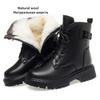 Fashion AIYUQI Women Ankle Boots 2025 Winter New Wool Warm Women Motorcycle Boots Anti-slip Large Size 41 42 43 Women's Snow Boots