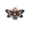 European And American Exquisite Retro Fashion Insect Dripping Oil Brooch Moth Bee Butterfly Brooch Corsage Accessories Female
