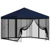Garden Pavilion with Side Walls 3 X 3 M Blue