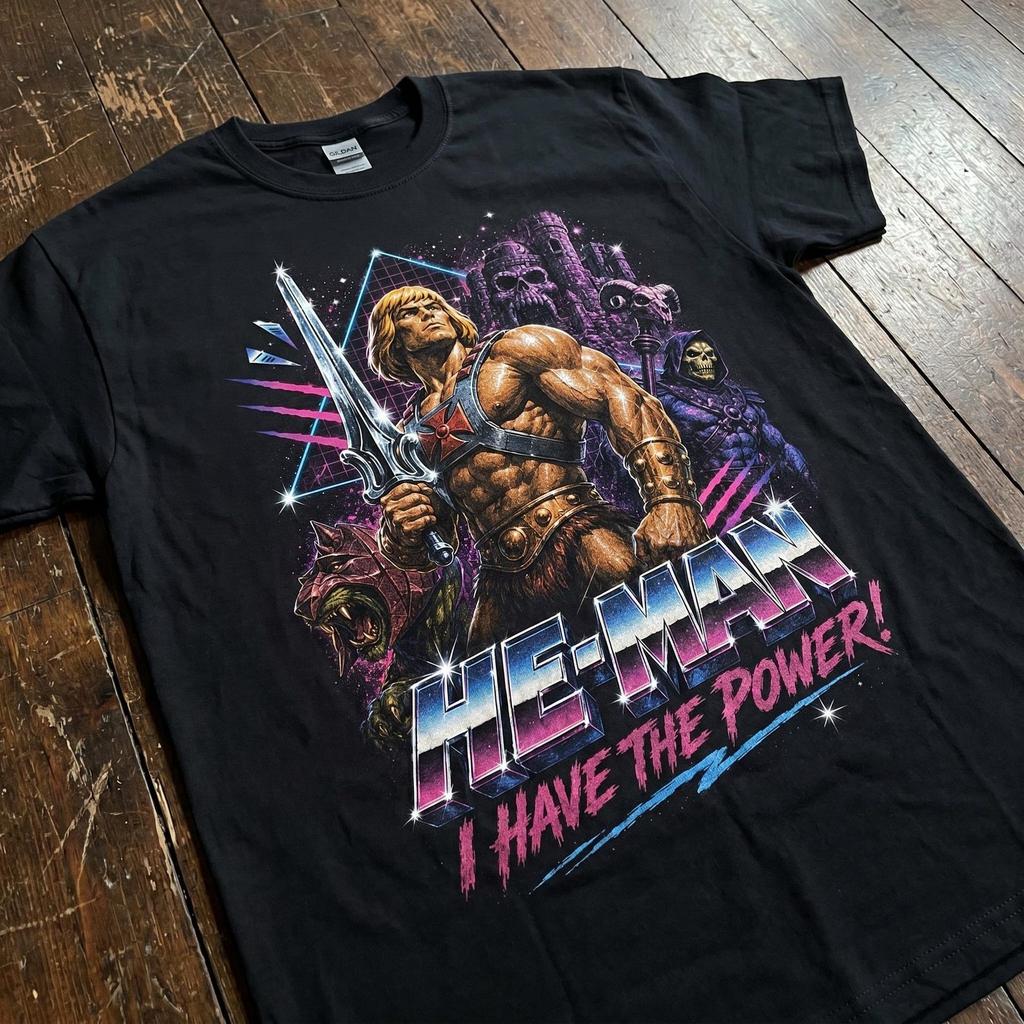He-Man I Have The Power Tee | Retro 80s Masters of the Universe Graphic Shirt