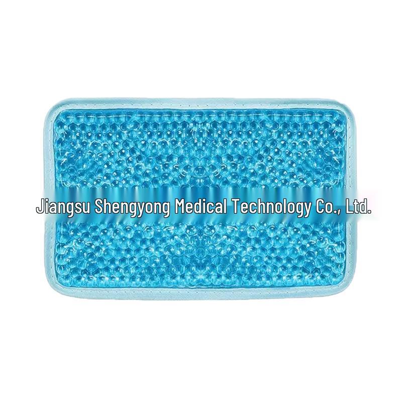Gel Bead Hot & Cold Compress Reusable Ice Pack for Injuries and Physiotherapy синий
