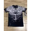 Affliction T-Shirt Vintage Punk Hip Hop Graphic T Shirt Men Round Neck Polyester Short Sleeve Top