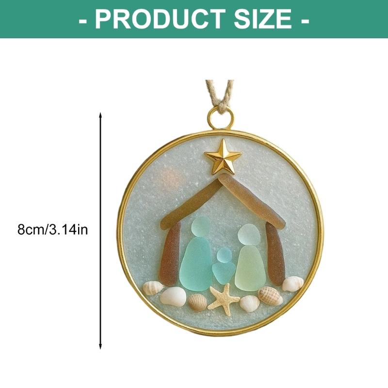 Clear Angel Figurine Hanging Decors Durable Acrylic Christmas Trees Ornament With Secure Hanging Loop