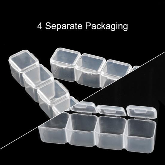 56 Grids Detachable Nail Art Manicue Accessories Storage Box Container Organizer