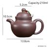 Tradition Yixing Purple Clay Tea Pot Household Handmade Teapots Chinese Zisha Tea Set Beauty Tea Infuser Kettle Teaware 210ml