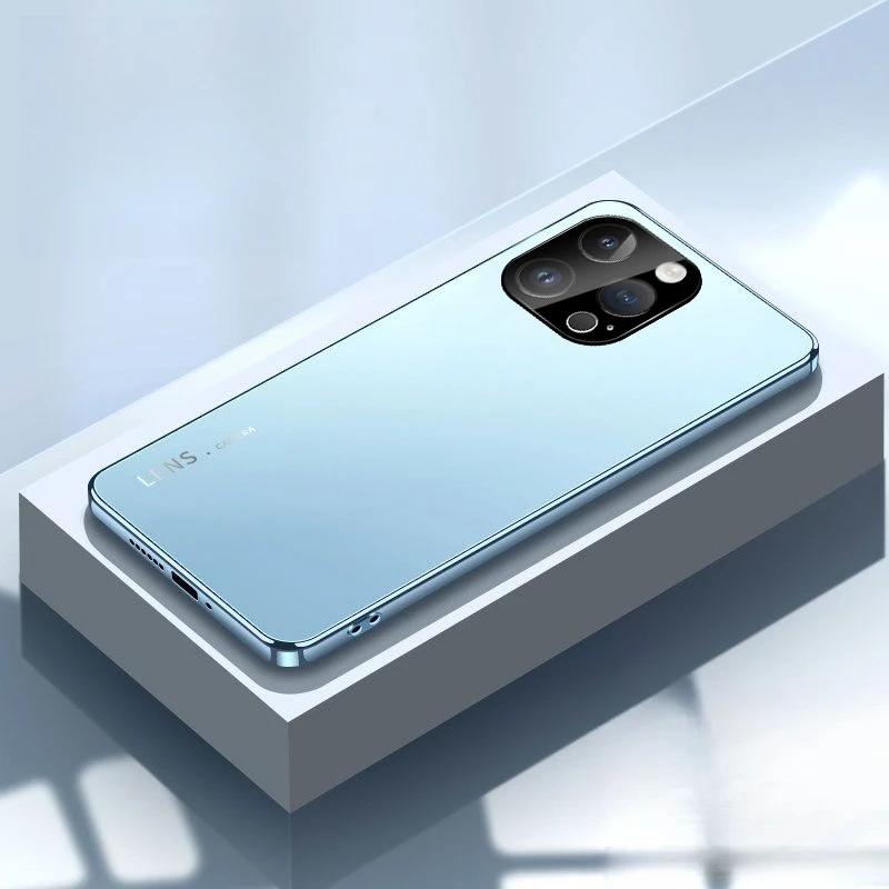 AG Full-Cover Camera Lens Phone Case for iPhone 11 series, IPhone 12 series, iPhone 13 series Anti-Scratch Shockproof Cover