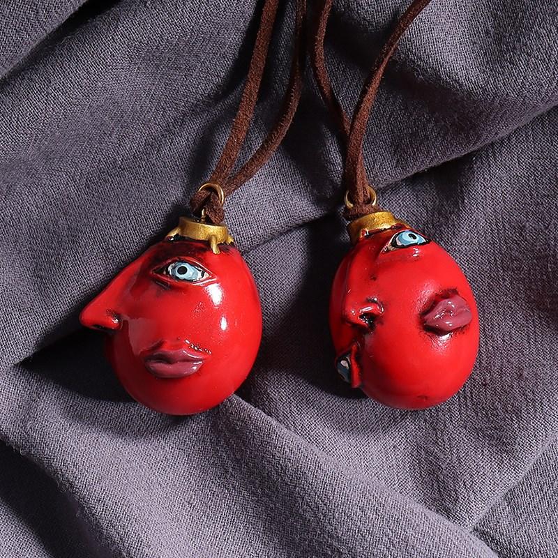 Anime 1997 Behelit Griffith Huevo Del Rey Collar Accesorios de Cosplay El Arco de la Edad Dorada Colgante Atrezo para Disfraz Regalo para Fans