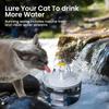 1200mL USB Electric Pet Water Fountain Auto Recirculate Filtration Cat Drinker Bowl with 4 Filters