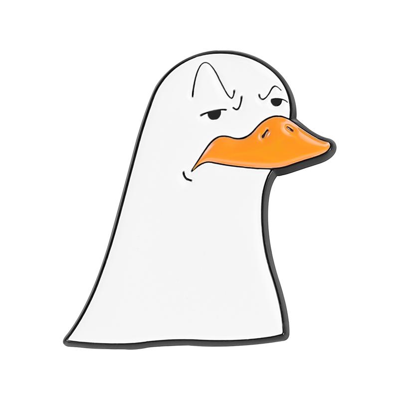 

Side-eye Animal Enamel Pins Cute Duck Goose Penguin Crocodile Brooches Lapel Badges Cartoon Jewelry Gift for Friends