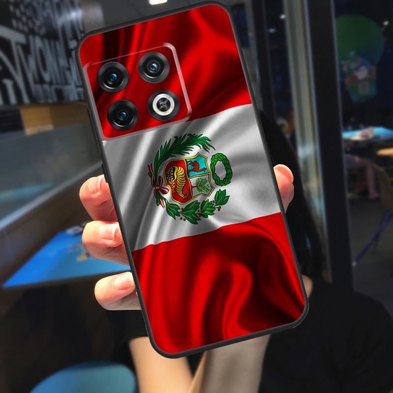 

Peru Flag Funda For OnePlus 13R 13 12 R 11 9 10 Pro 8T 9RT 10T OnePlus Nord CE 4 2 3 Lite N20 N30 Case OnePlus Nord N30