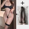Sexy Lingerie Tight Suspender Neck Hanging Deep V-strap Latex Sexy Outfits Lady Fancy Underwear Short Dresses Sexy Girl Sex Shop