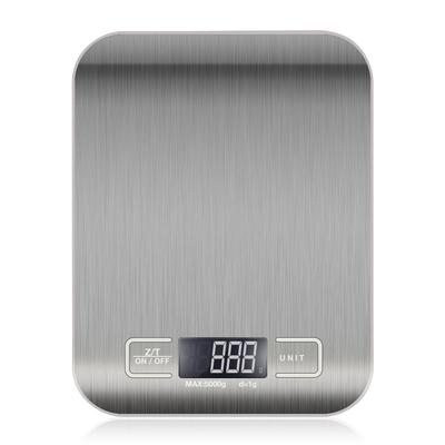 Balanza digital de cocina Balanza electrónica doméstica de 11 lb para hornear 0,1 g de alta precisión